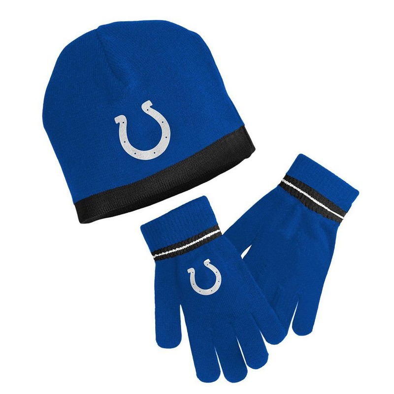 Reebok Licensed NFL Youth Hat & Gloves Set ~ Indianapolis Colts ~ New With Tags