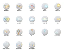 Airplanes + by MS Aircraft Planes DECORATIVE Cabinet PULLS Dresser Drawer KNOBS