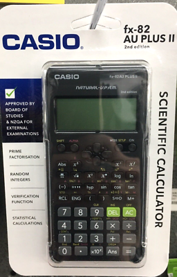 Casio Fx82au Plus Ii Scientific Calculator SCIENTIFIC CALCULATOR
