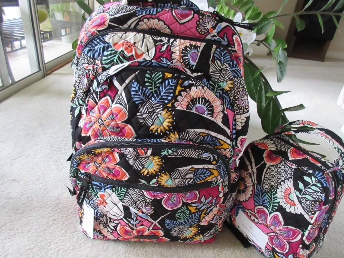Lotus flower swirl vera bradley backpack online