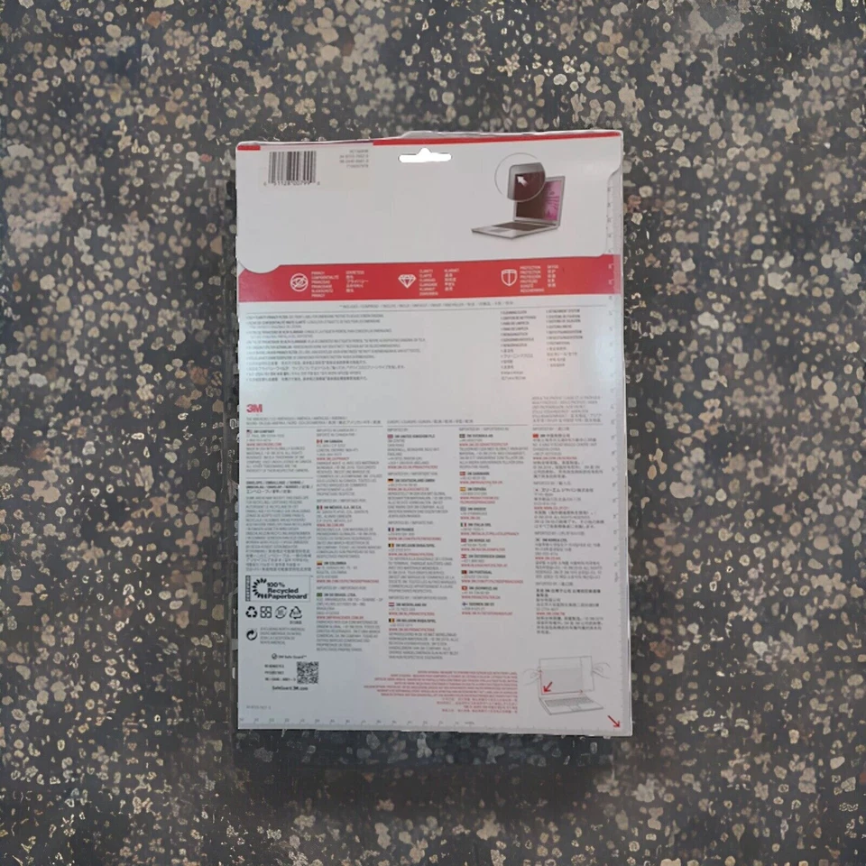 3M High Clarity Privacy Screen Filter for 14" Widescreen HC140W9B Ratio 16:9 - Image 2 of 2