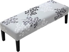 Copri Panca da Pranzo Elasticizzato, Panca Antipolvere Rimovibile Sedile Lavabile Cu