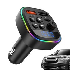 Car Wireless 5.4 Bluetooth FM Transmitter MP3 Music Player With Type-C Port