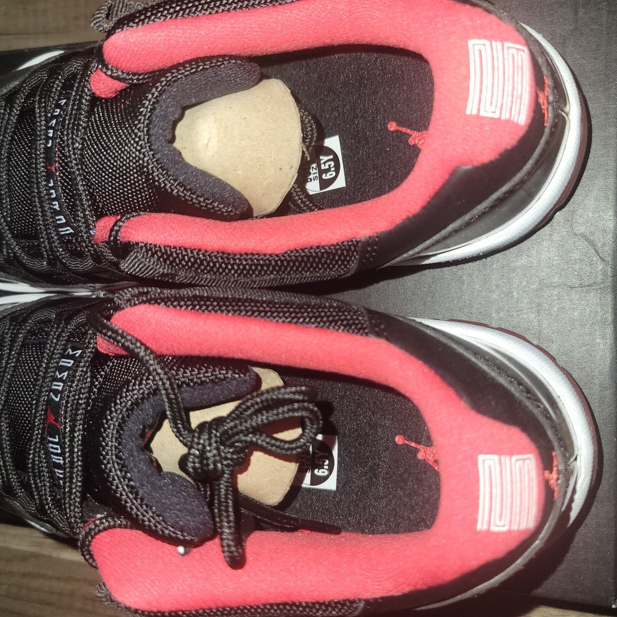 2015 AIR JORDAN RETRO 11 LOW GS BG BRED 528896-012 sz 6.5y