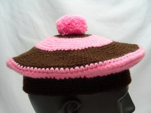 pink stocking cap