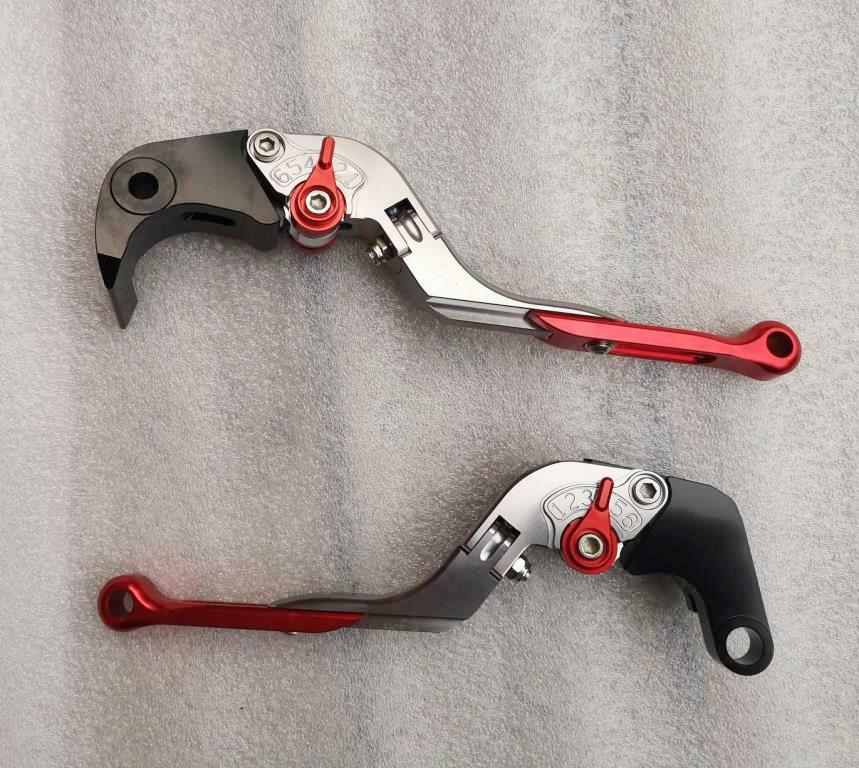 Leviers racing Aprilia RS660 rouge alu commande frein embrayage moto 2020 2021