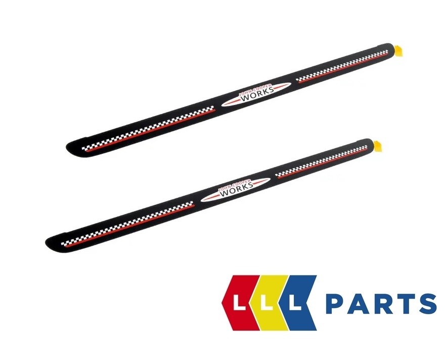 MINI NEW GENUINE F56 F57 JCW SIDE SILLS DOOR ENTRANCE COVER PLATES 2 ...