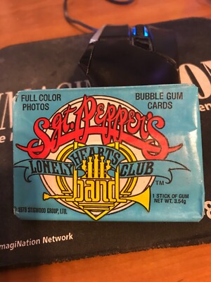 1978 DONRUSS SGT. PEPPERS LONELY HEARTS CLUB BAND (6) WAX PACKS SEALED BEE GEES