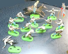 AMERICAN CIVIL WAR CONFEDERATE INFANTRY BRITAIN TOY SOLDIERS 13 Pcs