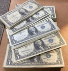 1935 or 1957 Series $1 US Silver Certificate - Lot of 5 Notes - VG to AU