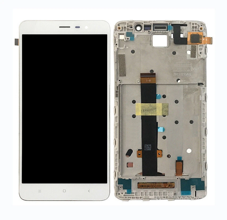 Para Xiaomi Hongmi Redmi Note 3 Negro Pantalla LCD Táctil Digitalizador Reemplazar Marco @N Foto 3 de 4