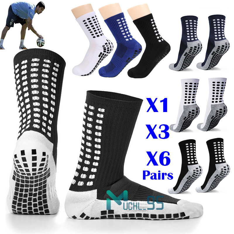 Medios de Compresión para Hombre Mujer, Calcetines Deportivos Antideslizantes