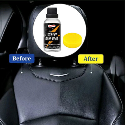 1*Car Plastic Restorer Back To Black Gloss Clean Polish Repair Coating Renovator