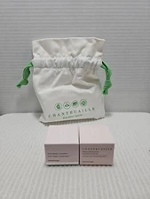 Chantecaille samples set white pouch - Jasmine Healing Mask + Stress Repair