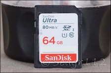 Sandisk Ultra 64GB 80 MB/s SDXC SD Card