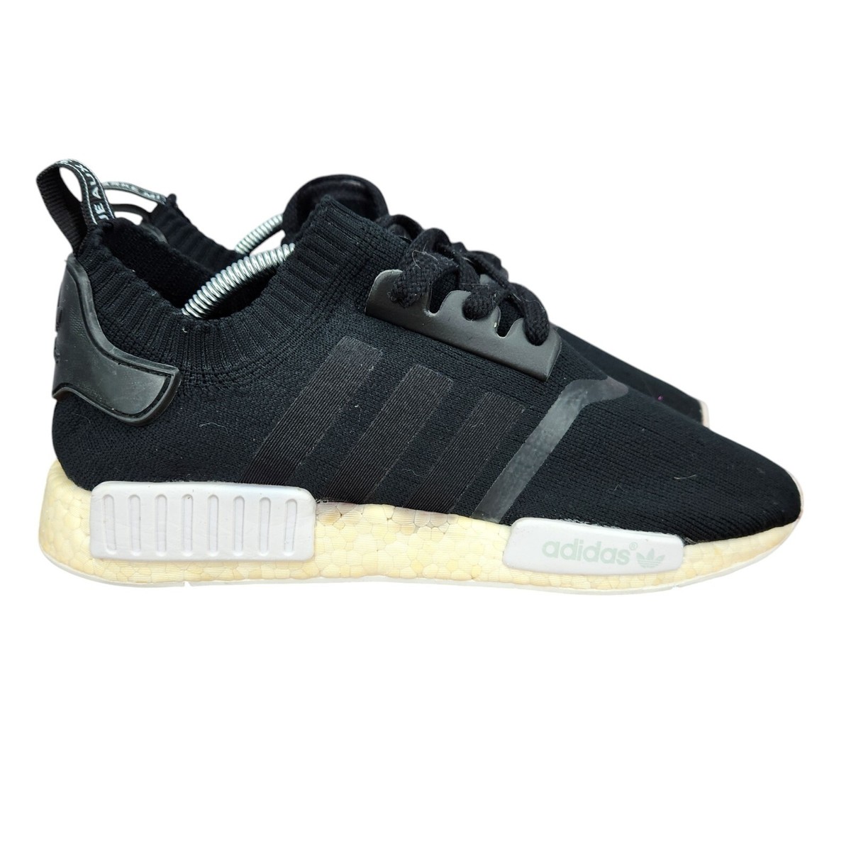Adidas NMD R1 Primeknit Sneakers Mens Black Low Top Casual Shoes S81848