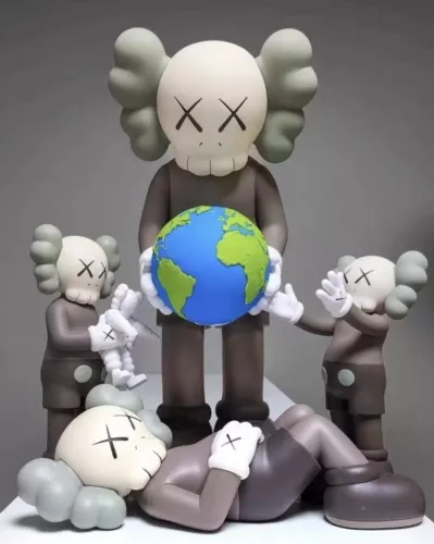 Transmitting the Earth Kaws The Promise Figure Home Deco Art Ornament 14.5 in