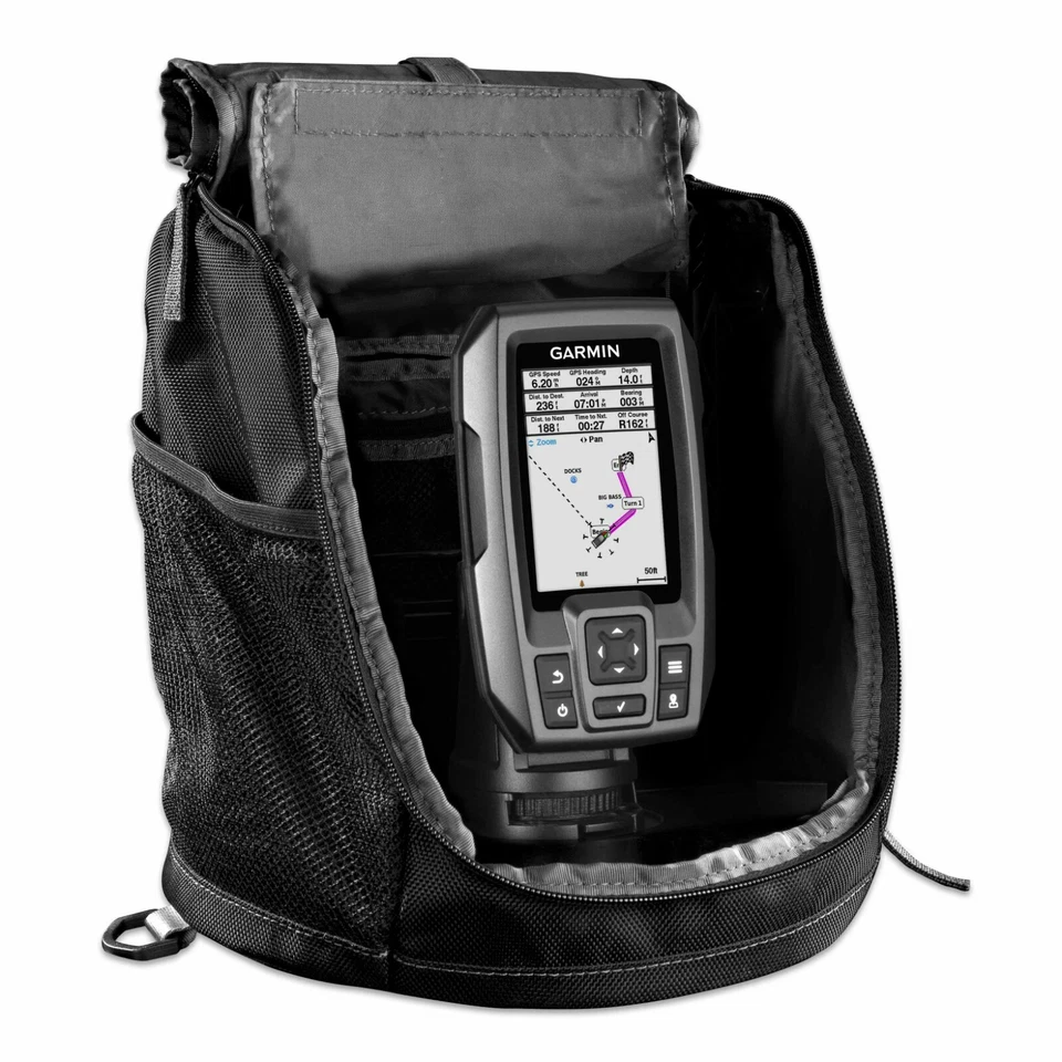 Garmin STRIKER 4 Portable Bundle Kit 3.5" CHIRP Fishfinder w/ GPS 010-01550-10 - Image 2 of 4