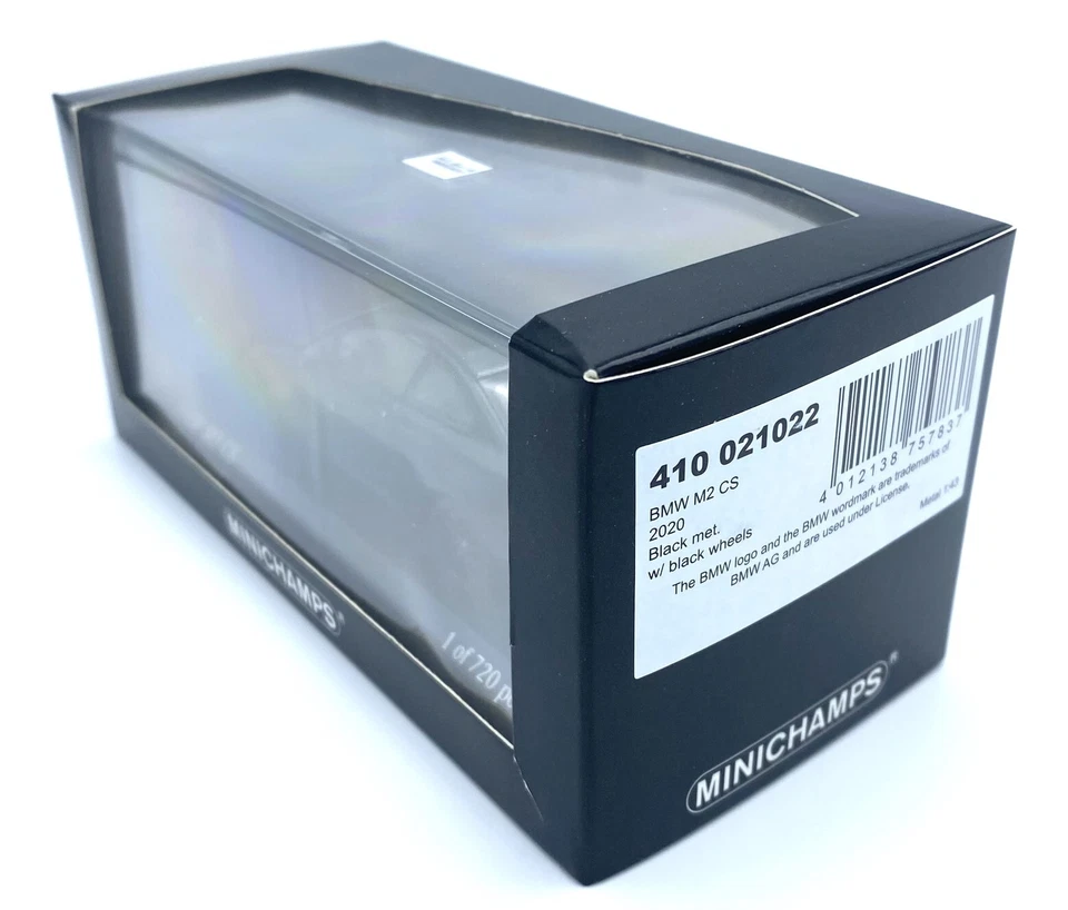 Nuevo stock antiguo BMW M2 CS 2020, negro, escala 1:43 diecast, 410021022 Minichamps Foto 3 de 4