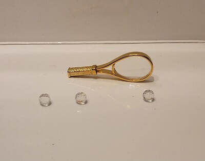 SWAROVSKI CRYSTAL MEMORIES テニスラケット 置物 Swarovski Crystal Memories Tennis Racket | eBay