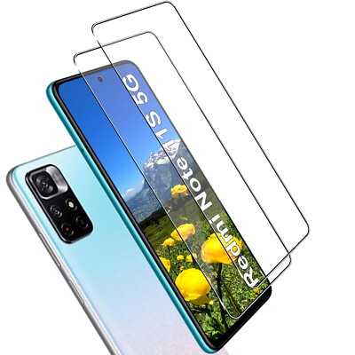 Für Redmi Note 11S 5G Echt Glas Display Schutz Panzerfolie 9H Schutzglas - 2x