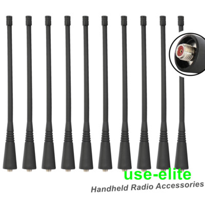 10x ATU-16B UHF whip Antenna 6.5 Inch for VX451 VX454 VX459 EVX531 EVX581 Radio