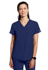 Healing Hands Women Scrubs Skyler Top 2285 NAVY Navy Free Shipping