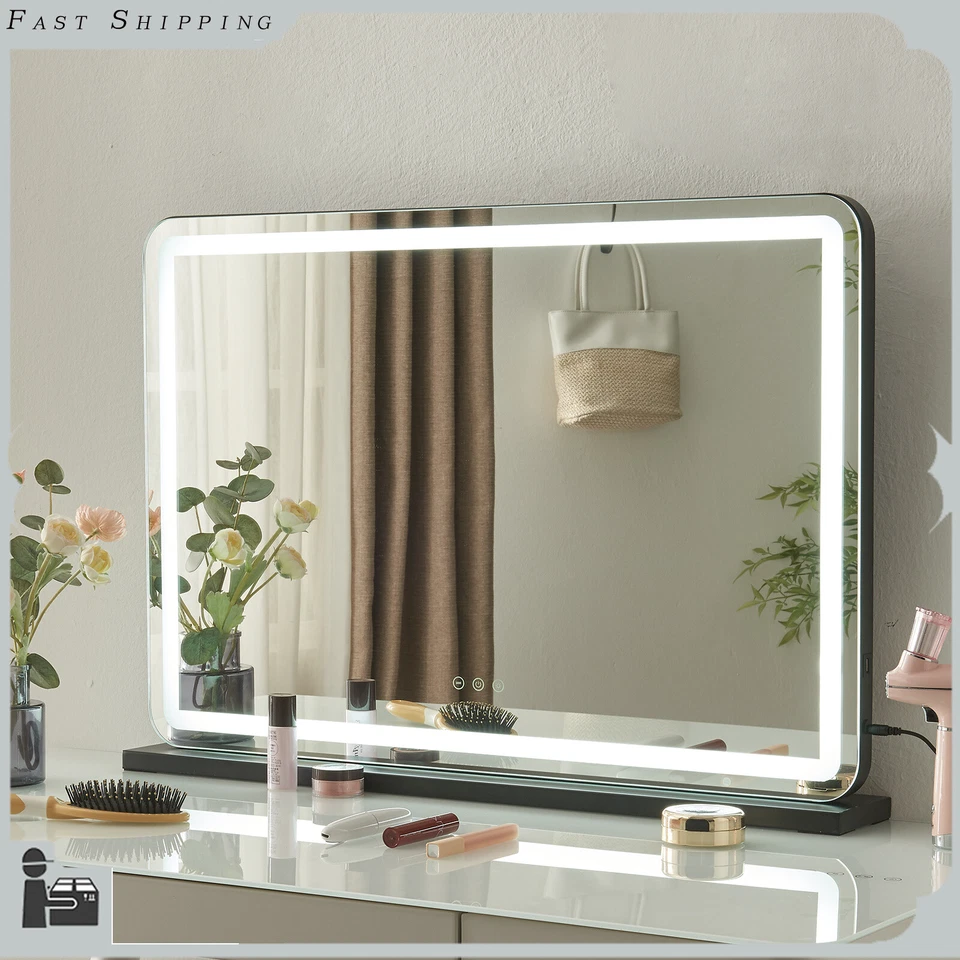 YAMISSI Extra Large 80cm Hollywood Light Up Mirror Vanity Make Up Mirror 3 Colors Modes