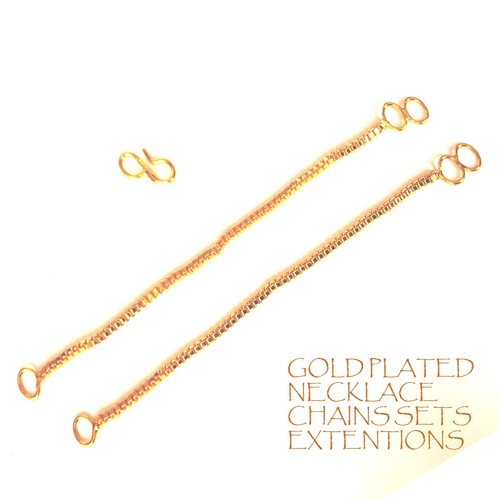 18ct Gold Extension Safety Necklace 