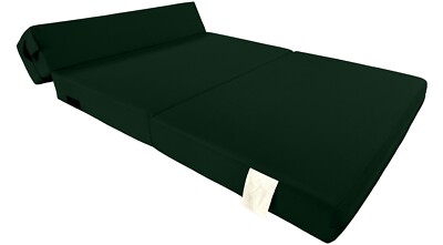 Queen Folding Foam Mattresses, Portable Chair Bed Lounger, 6 x60 x 80, Hunter