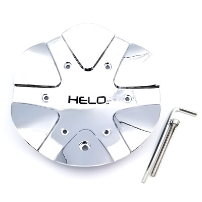 Helo Chrome Bolt On Center Hub Cap 7'' OD for HE891 Wheel Part# T110L183-CH