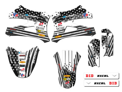10-20 KING / FWE CX 50 MERICA Grey Senge Graphics Kit Compatible with Cobra