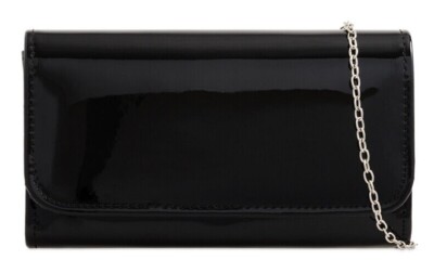 Damen Uni Lackleder Clutch Tasche Abend Party Mode Schulter Handtasche