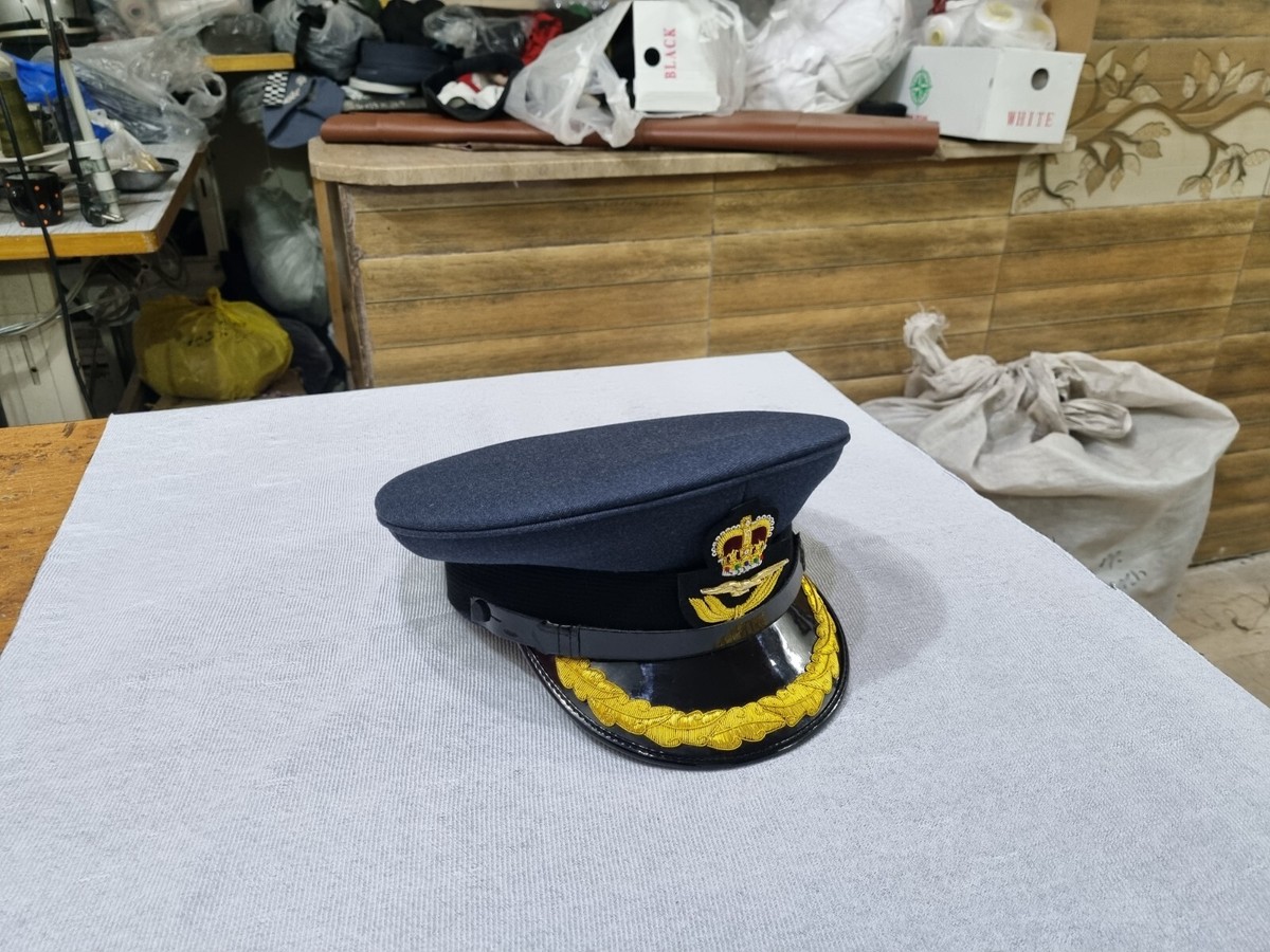 RAF  Air Force ピークドキャップ　放出品 WW2 RAF ROYAL Air Force Group Captain Peaked Cap All Sizes