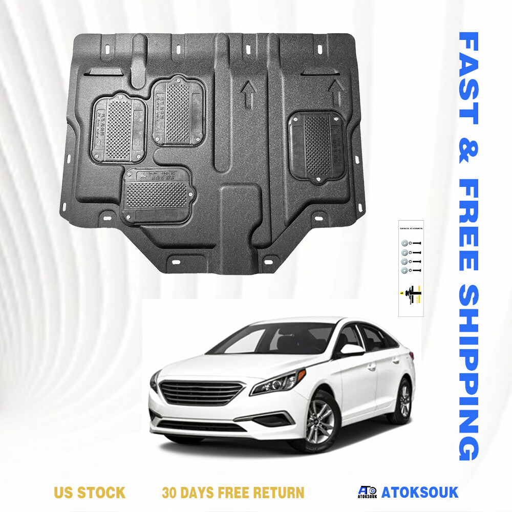 Front Skid Plate For Hyundai Sonata 2015-19 Impact Resistant Engine Guard Cover