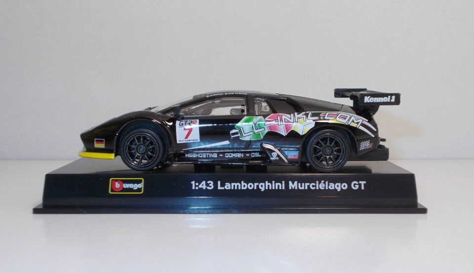Bburago 38010 Lamborghini Murcielago GT - METAL RACING 1:43 - Immagine 2 di 4