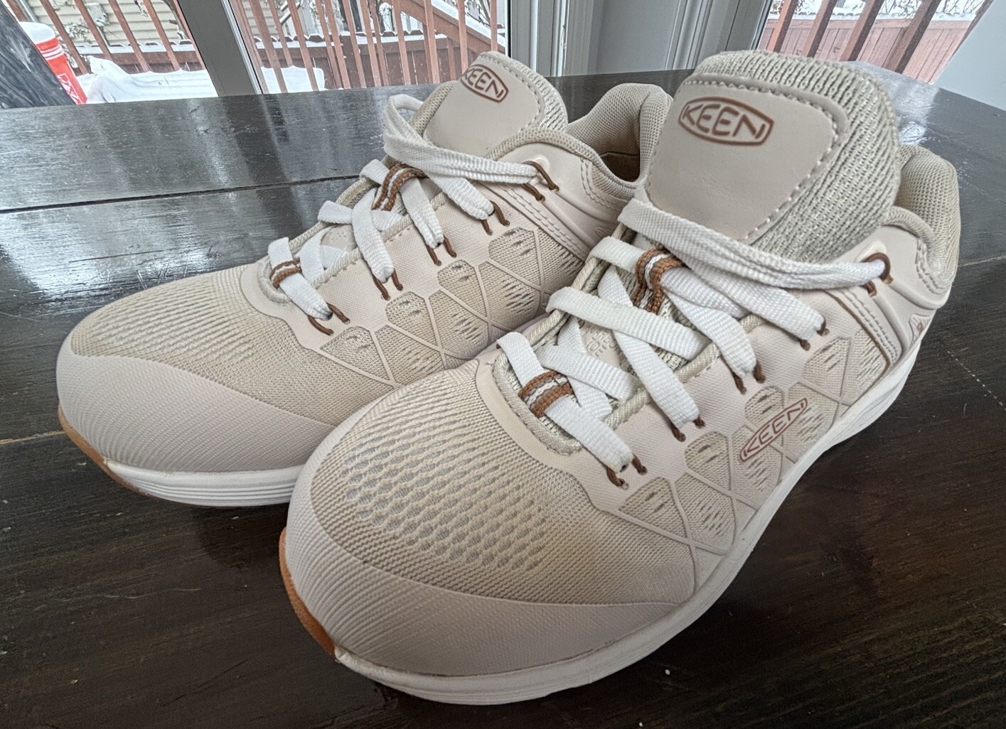 Scarpe da lavoro donna Keen Utility taglia 9 5 punta di sicurezza composita antiscivolo