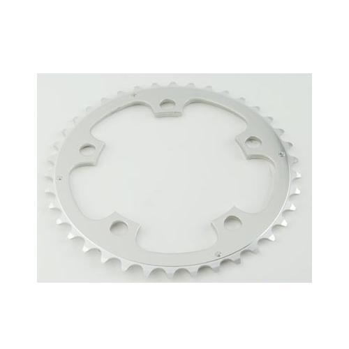 Plateau route argent Spécialités TA Zephyr 110mm, l'orfèvrerie cycliste