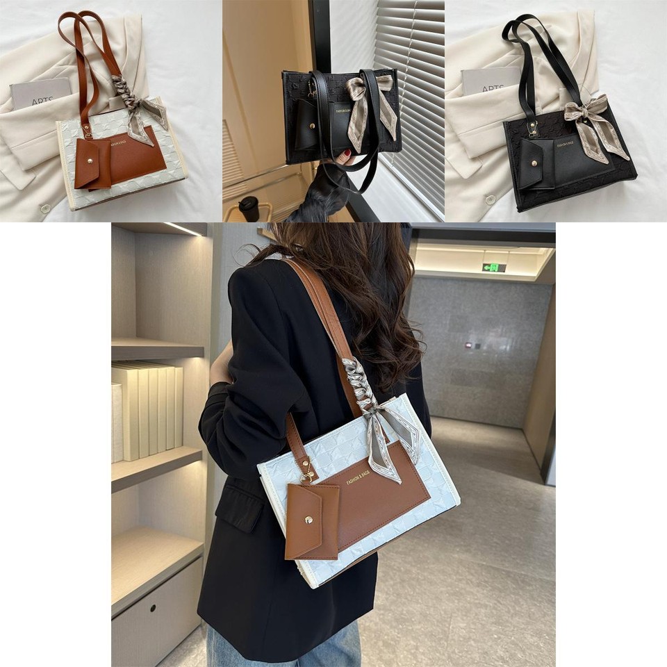 Chic Stylish Single Shoulder Tote Bag For Women Autumn New Trendy Pu