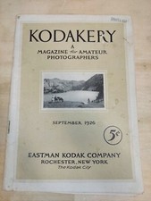 Vintage Kodakery Magazine September 1926 Eastman Kodak