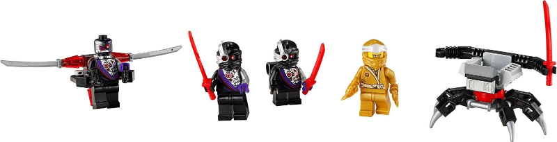 Lego 40374 Golden Zane Accessory Set NINJAGO Legacy Brand New