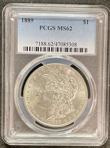 1889 Morgan Silver Dollar PCGS MS62 Freshly Graded ENN Coins