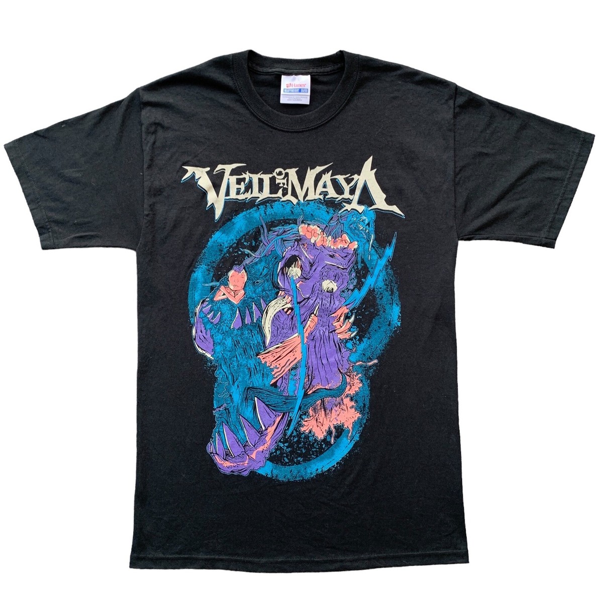 Veil of Maya T Shirt Size Small Metalcore Heavy Metal Black | eBay