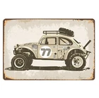 Vintage Rc Car Metal Sign Poster - Tamiya Sand Scorcher - 20x30cm