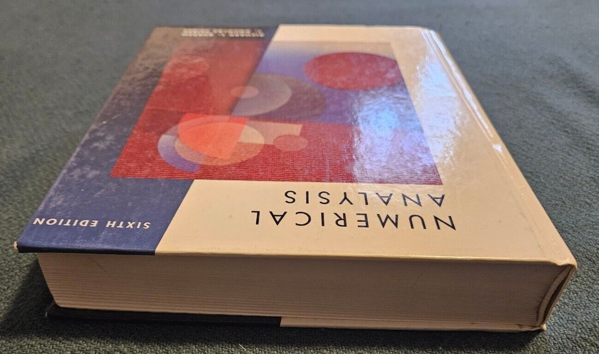 Numerical Analytics Sixth Edition By Richard L. Burden