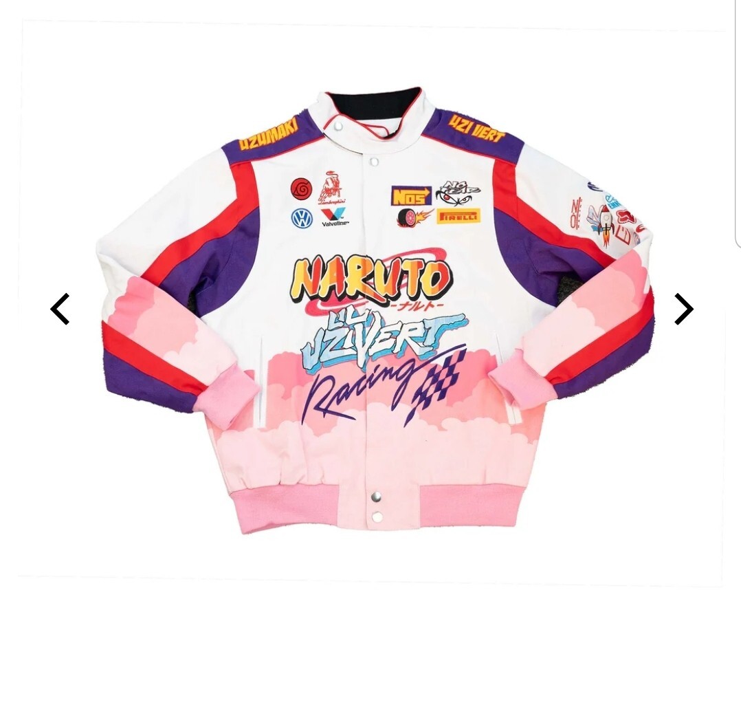 Naruto X LIl Uzi Vert NASCAR Style Racing Jacket Size 2XL Limited