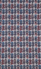 Horror Characters - Synthetic Faux Leather Sheet 1
