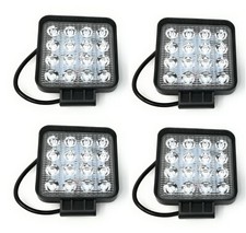 4X 48W LED LUCE FARO 12V LAMPADA DA LAVORO FARETTO AUTO BARCA CAMION KTM SUV