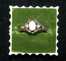 OOAK HAND CRAFTER ARTISAN RING GEMSTONE SIZE OPAL 8.5