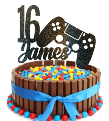 Happy Birthday Glitter Card Cake Topper Playstation Ps4 Controller Personalised Ebay Happy Birthday Glitter Card Cake Topper Playstation Ps4 Controller Personalised Ebay